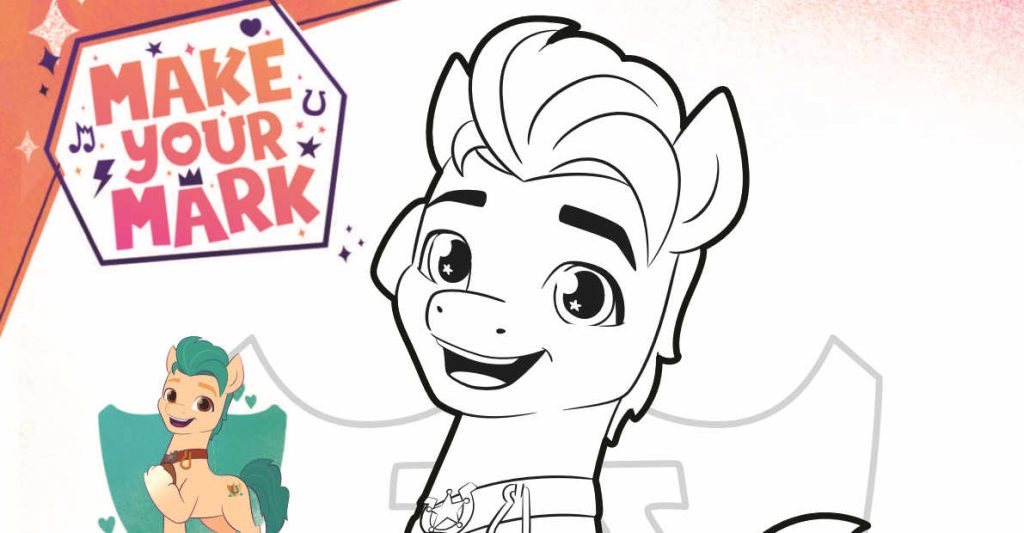 Free Printable My Little Pony Hitch Coloring Page - Mama Likes This