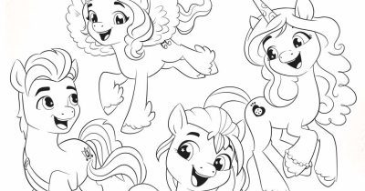 feature my little pony coloring page