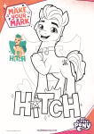 Free Printable My Little Pony Hitch Coloring Page - Mama Likes This