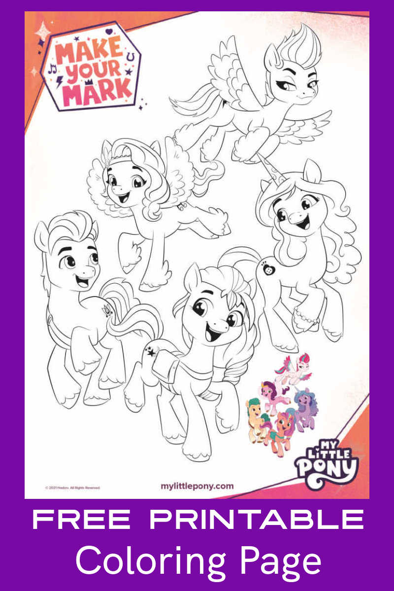 free printable My Little Pony coloring pages