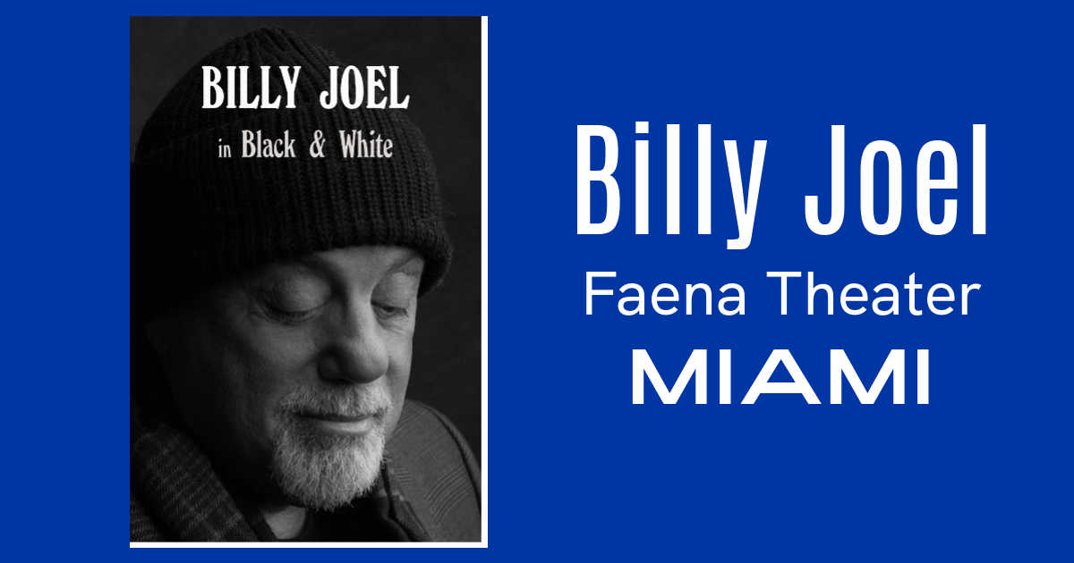 Billy Joel in Black and White Concert Movie - Mama Likes This