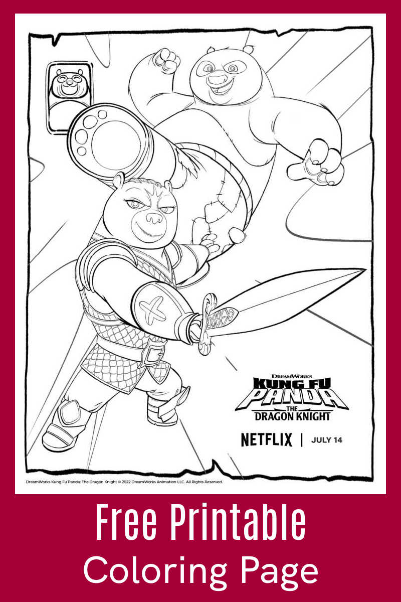 kung fu panda 3 coloring pages