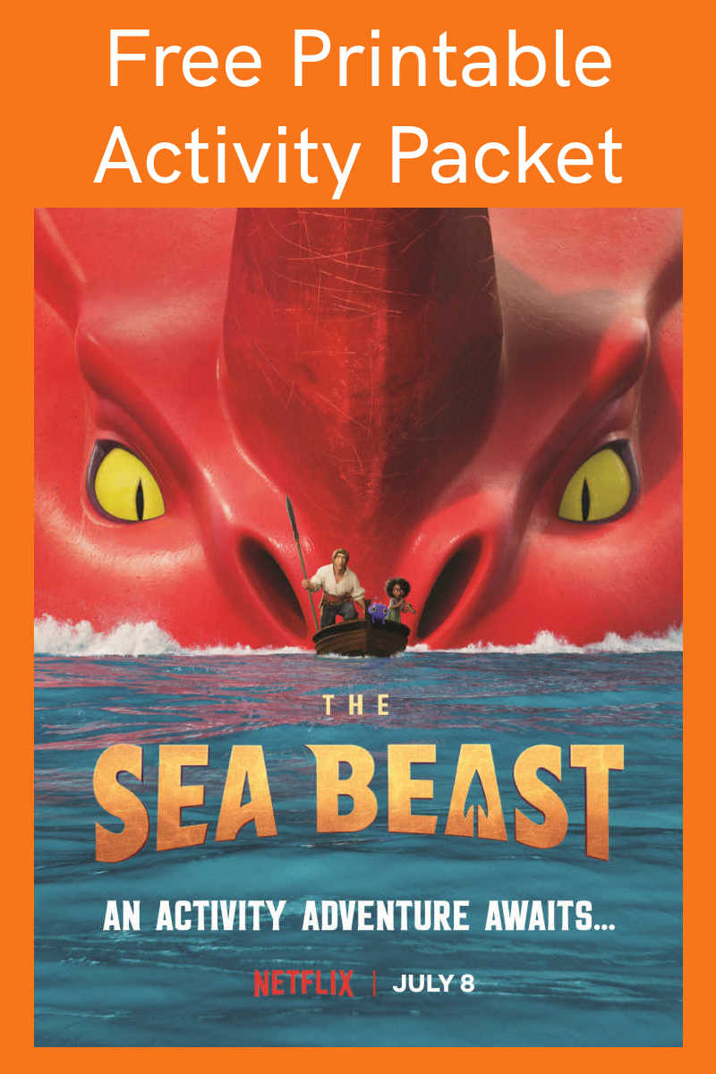 Enjoy the free printable Sea Beast activity packet, when you download and print the fun movie themed activities.