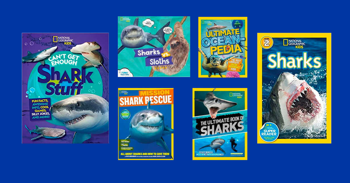 childrens shark books from nat geo