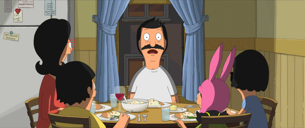 dinner table scene bobs burgers movie