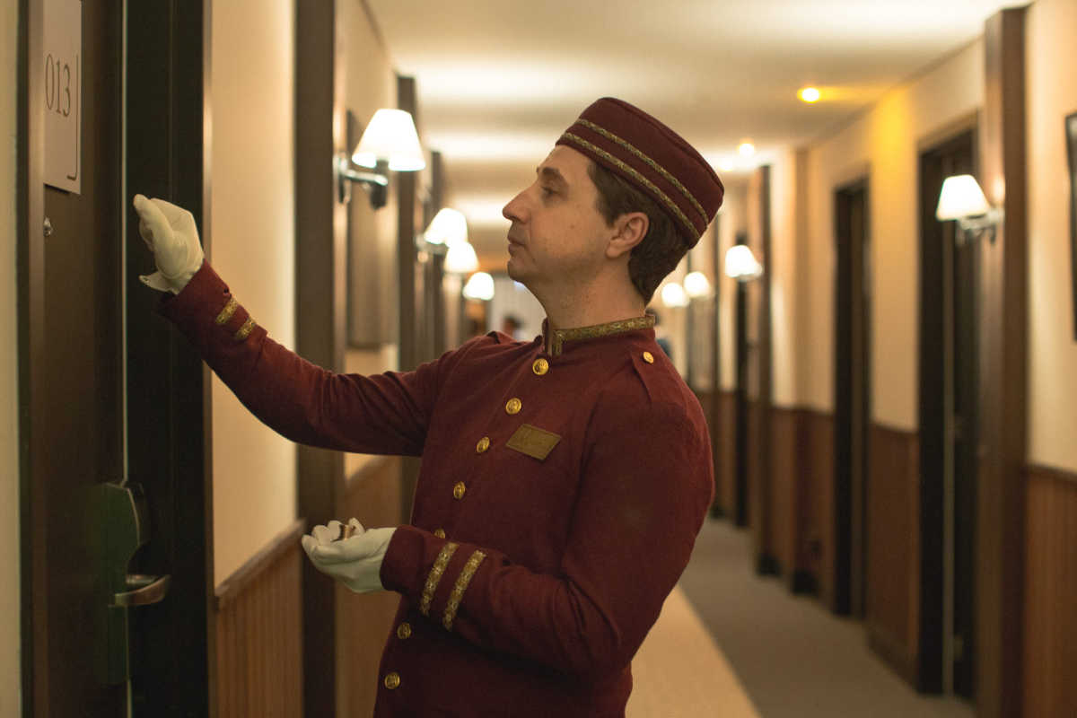 hotel bellhop