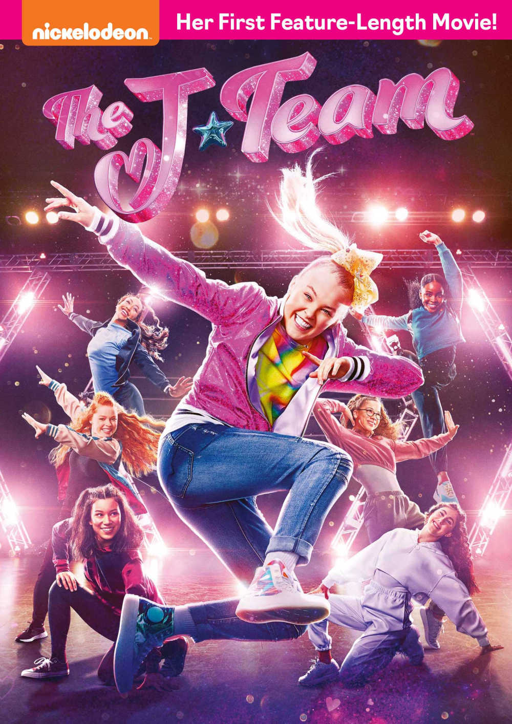 Your kids can watch the full length JoJo Siwa movie, The J Team, when they want some fun, sparkles and positivity. 