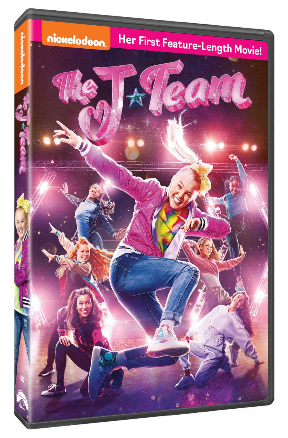 Your kids can watch the full length JoJo Siwa movie, The J Team, when they want some fun, sparkles and positivity. 