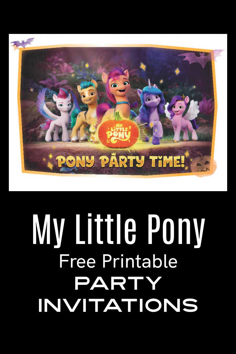 Make your own printable MLP party invitations, so you can invite guests to your My Little Pony party in style. 