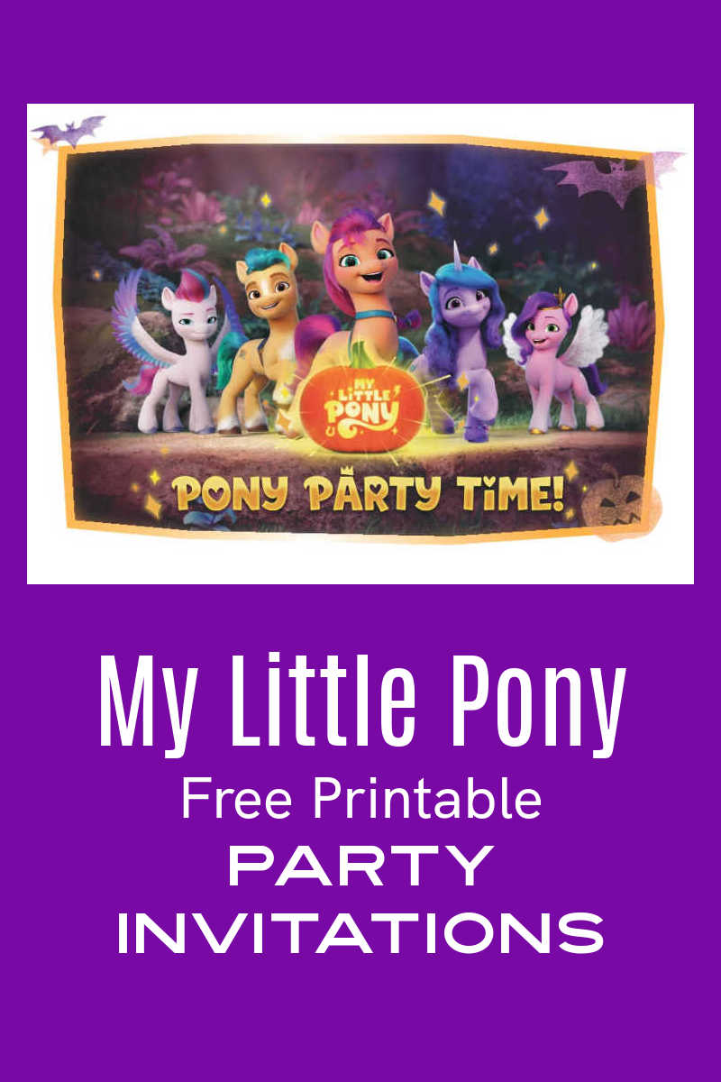 Make your own printable MLP party invitations, so you can invite guests to your My Little Pony party in style. 