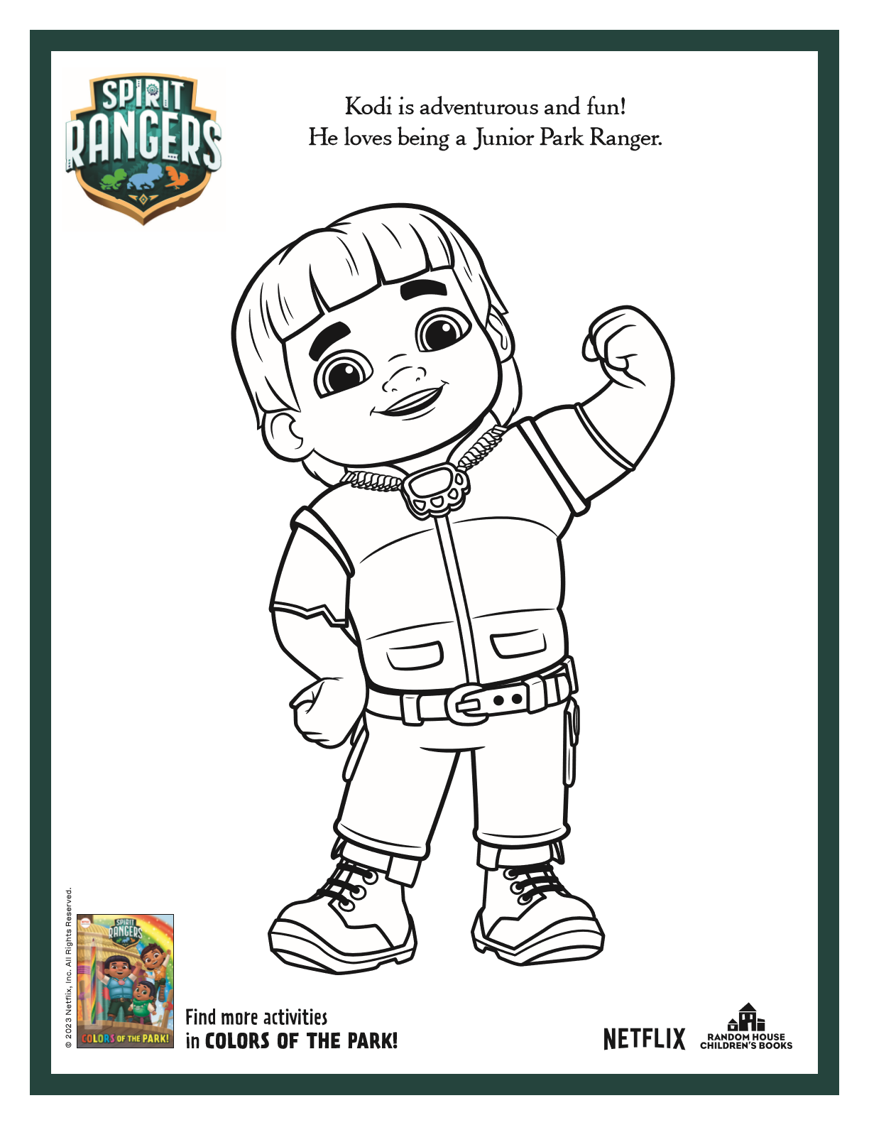 Spirit Rangers Coloring Pages Printable for Free Download