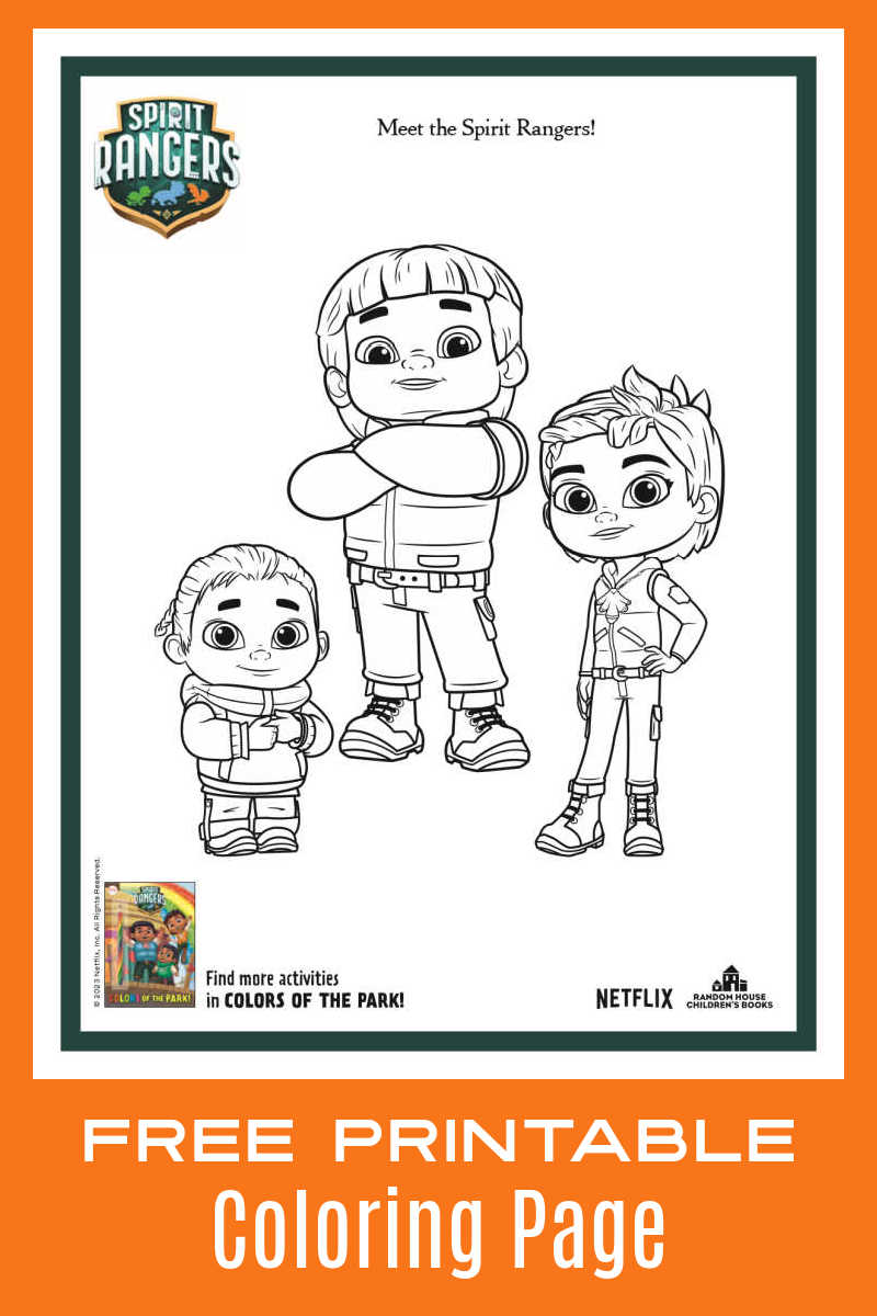 Spirit Rangers Coloring Pages Printable for Free Download