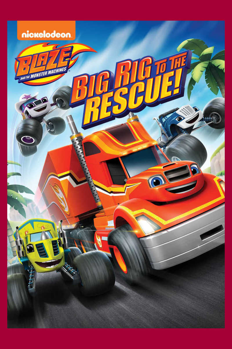 It's Big Rig To The Rescue in a brand new Blaze And The Monster Machines DVD, so your kids will love watching it. 