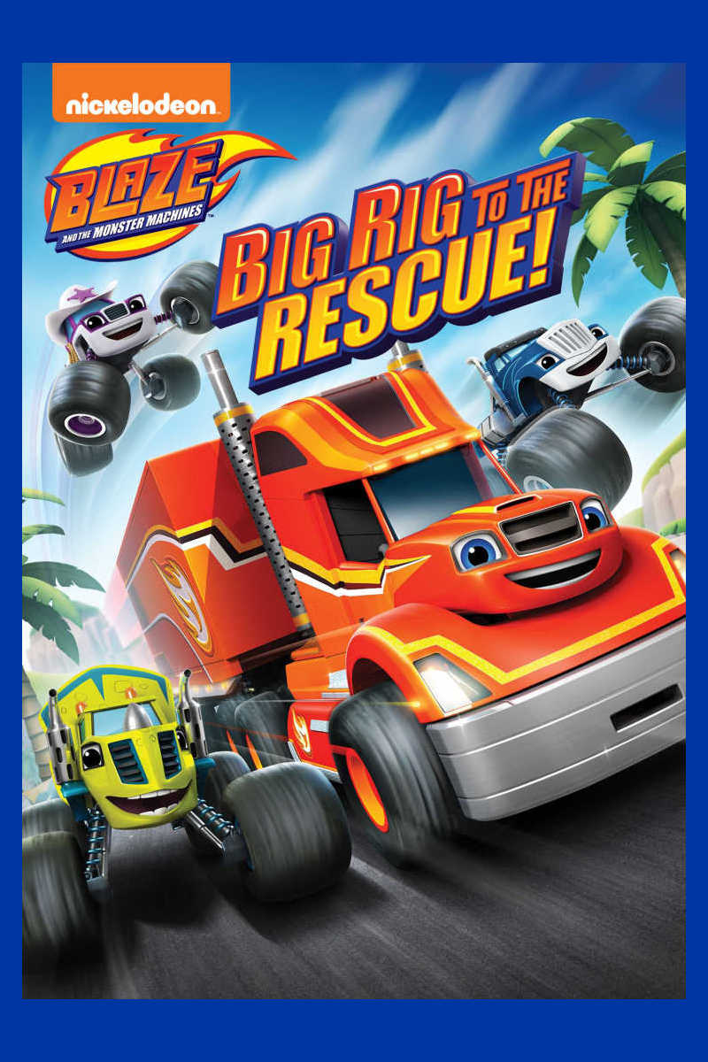 It's Big Rig To The Rescue in a brand new Blaze And The Monster Machines DVD, so your kids will love watching it. 