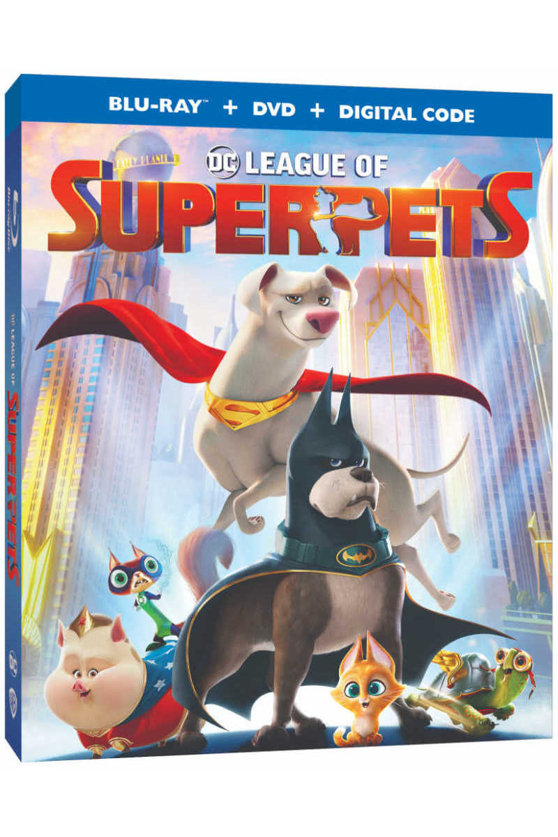 DC League of Super Pets was in theaters not too long ago, so I'm excited to watch it at home on blu-ray, DVD and digital.