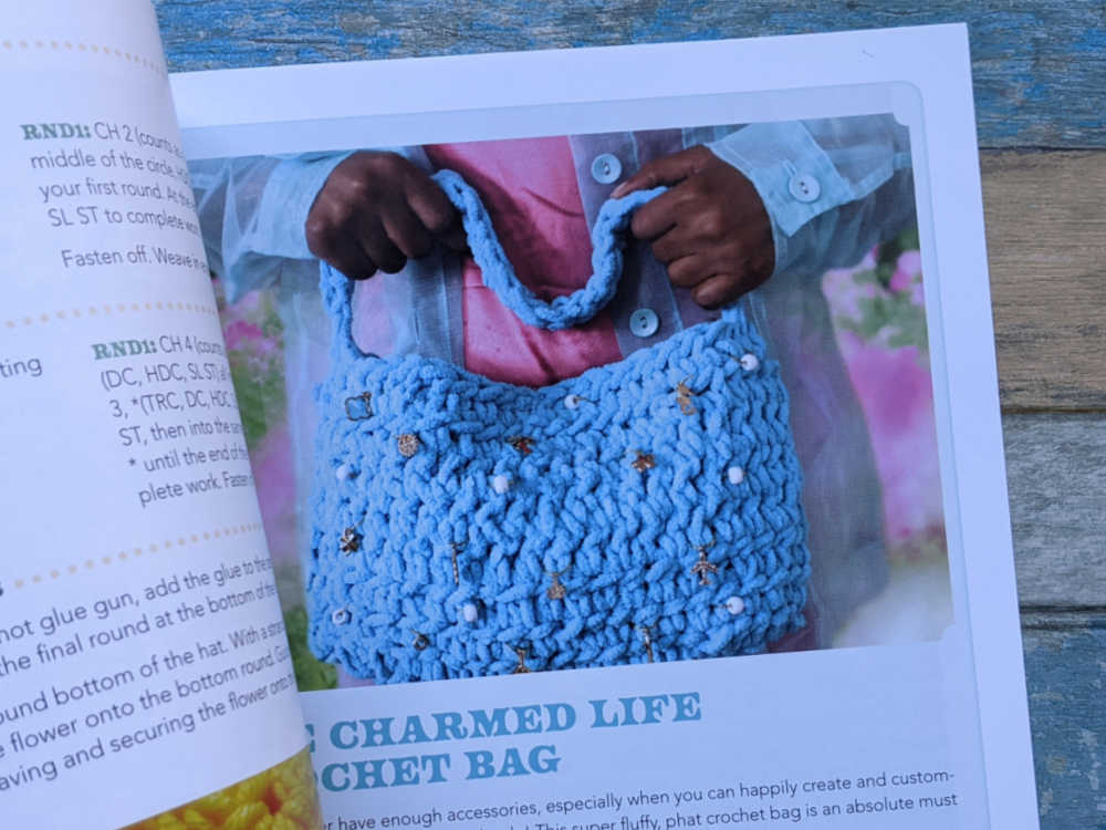 charmed life crochet bag