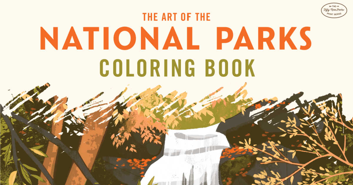 feature national parks coloring book
