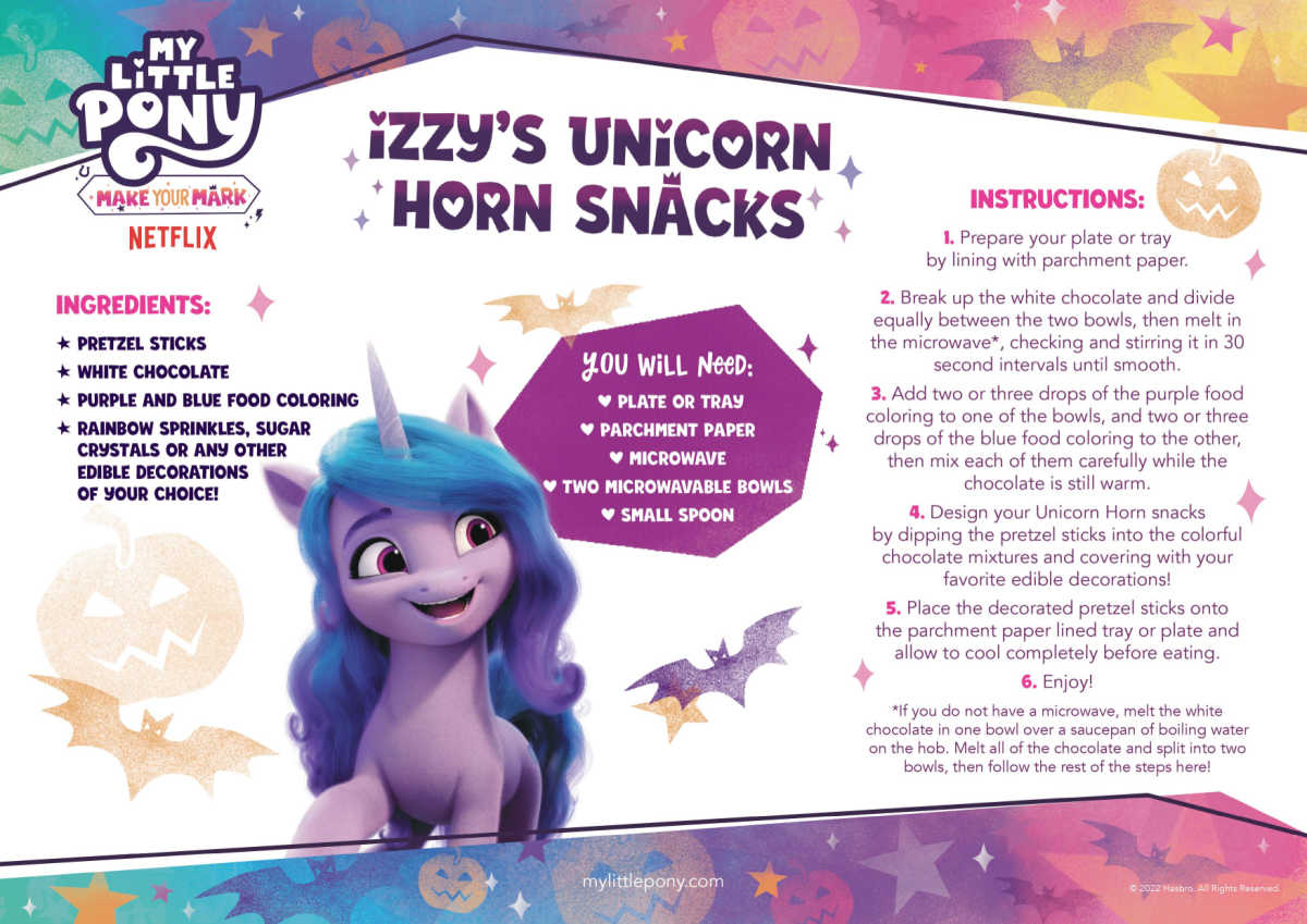 my little pony unicorn snacks