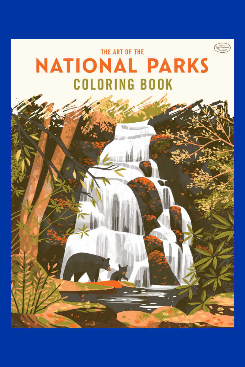 Our parks are a treasure, so you will love creating your own National Park art with The Art of The National Parks Coloring Book.