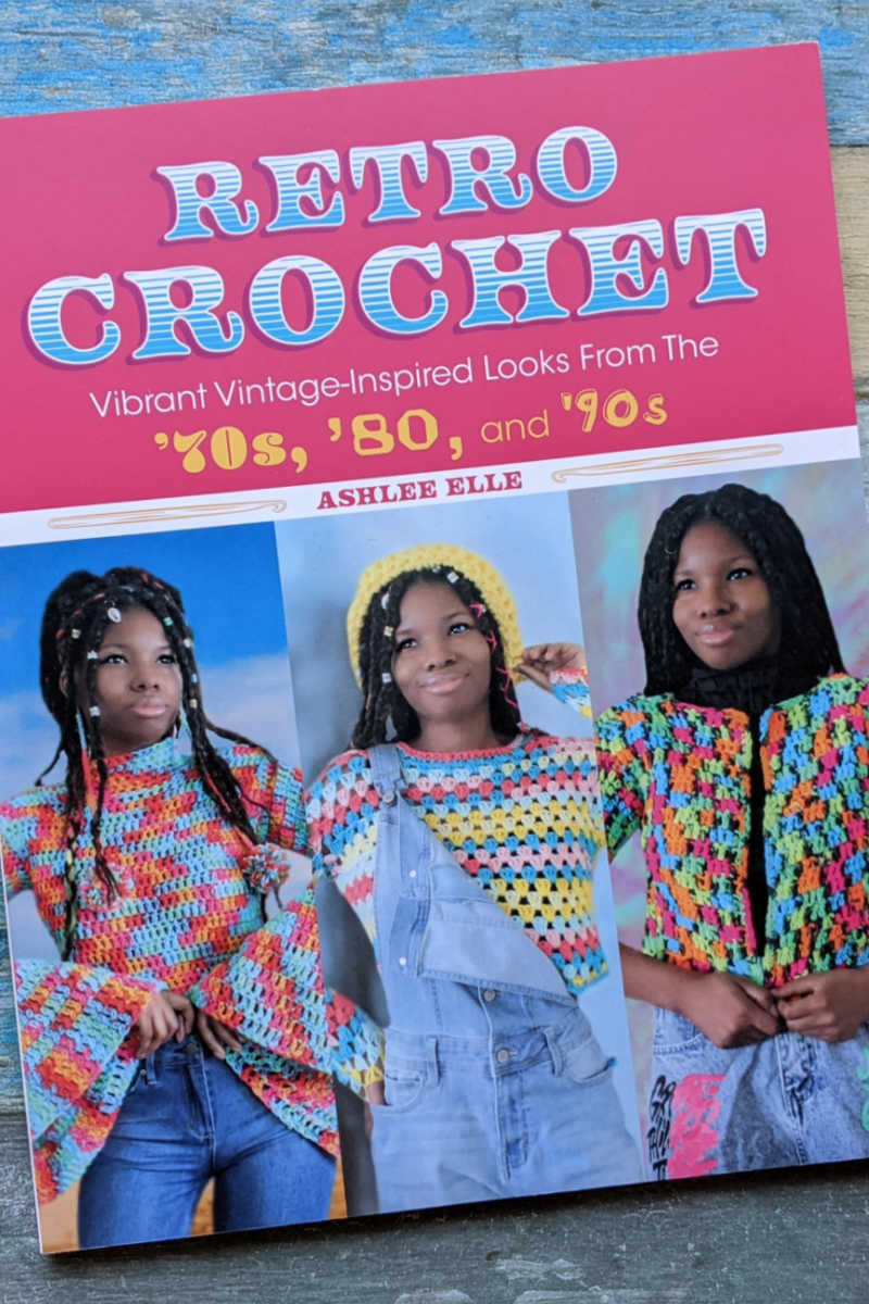 Have fun with the new Retro Crochet book, when you learn how to make colorful vintage inspired fashion from the '70s, '80s, and '90s.