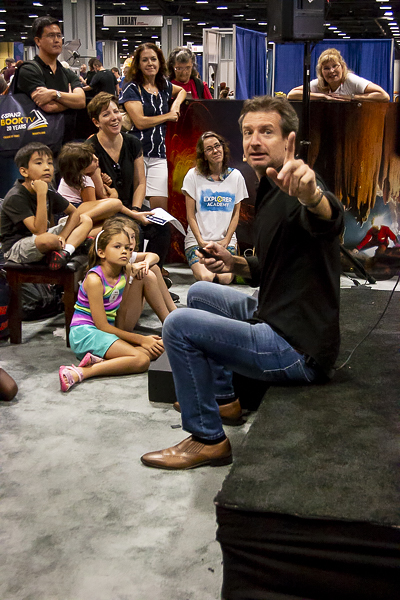 Explorer Zoltan Takacs joins Trudi to meet readers at the National Book Festival in Washington, DC.