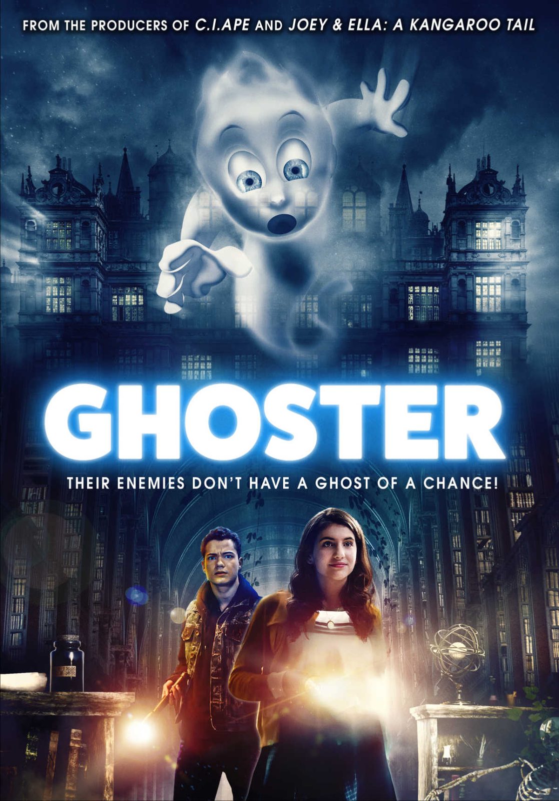Get the new Ghoster DVD for your kids, so they can have some spooky supernatural thrills that aren't too scary.