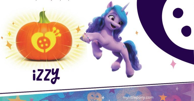 Free Printable MLP Izzy Pumpkin Stencil - Mama Likes This