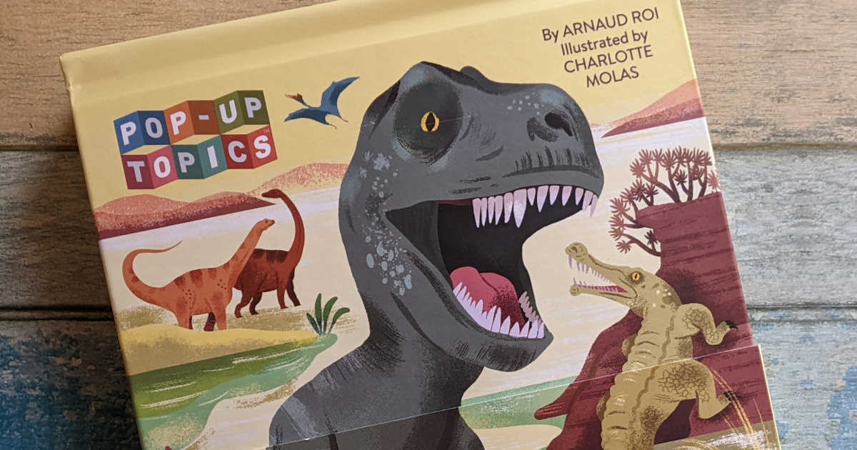 kids dinosaur pop up book