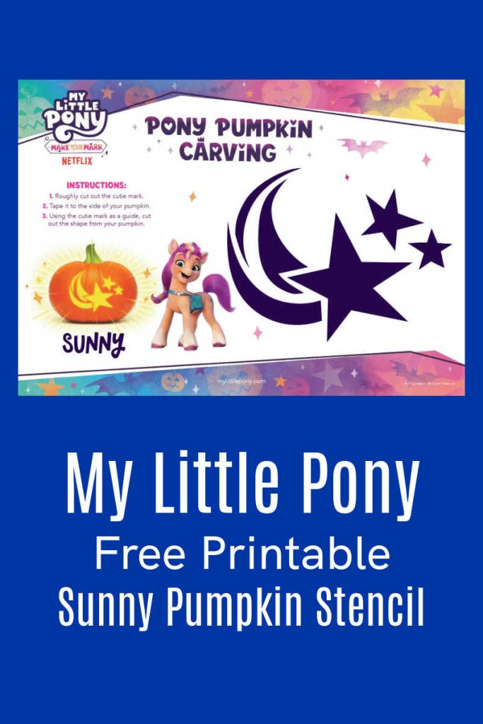 Free Printable MLP Sunny Pumpkin Stencil - Mama Likes This