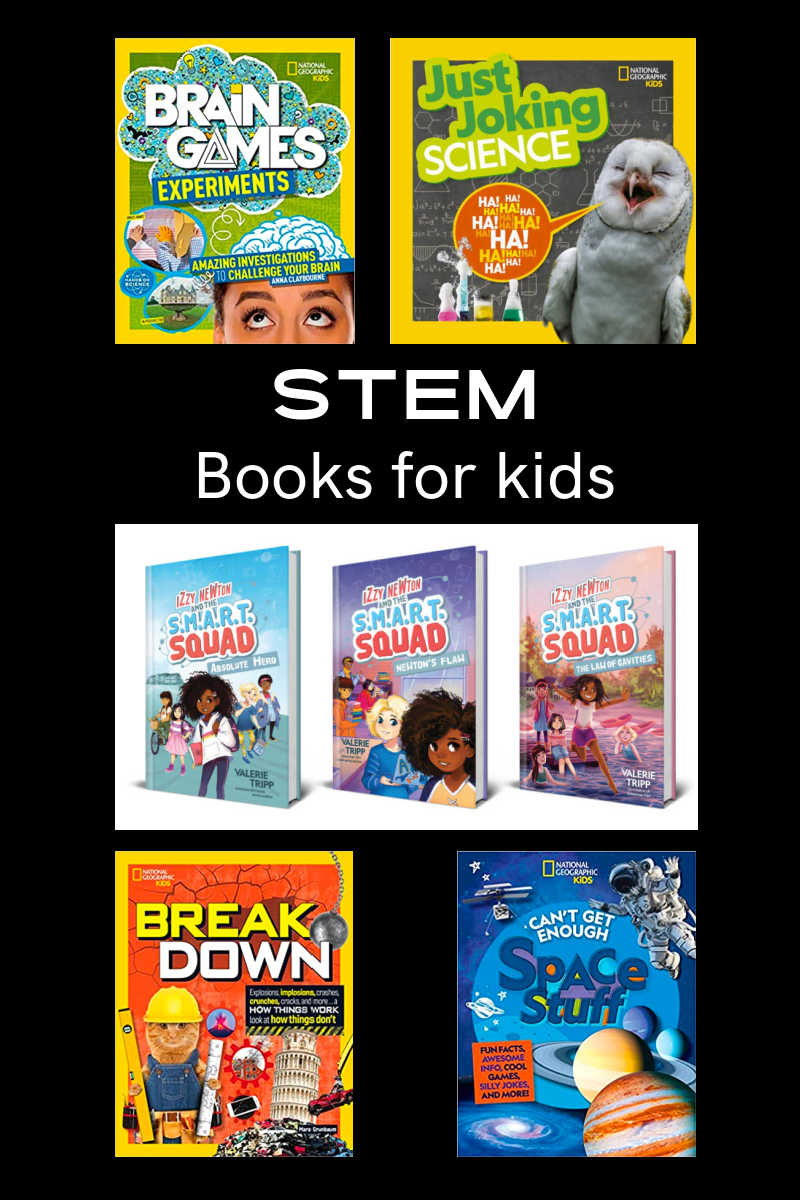 Science, technology, engineering and math absolutely are fun with this fantastic set of Nat Geo STEM books for kids.