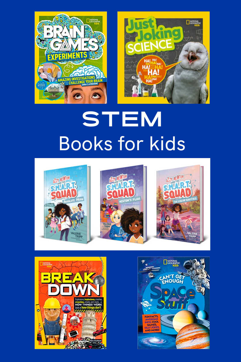 Science, technology, engineering and math absolutely are fun with this fantastic set of Nat Geo STEM books for kids.