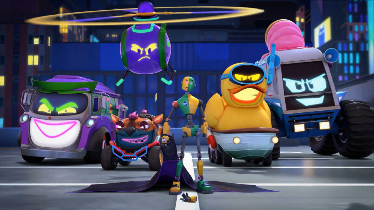 still from batwheels show