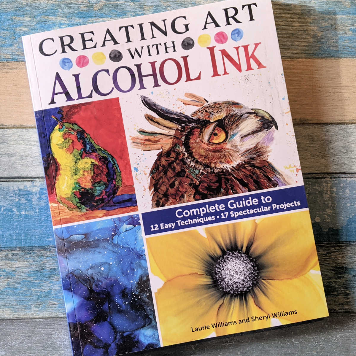 book creating art with alcohol ink