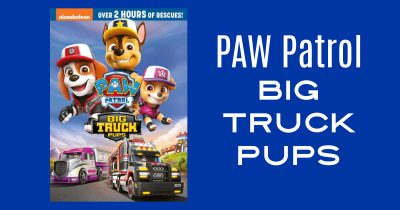 dvd paw patrol big truck pups