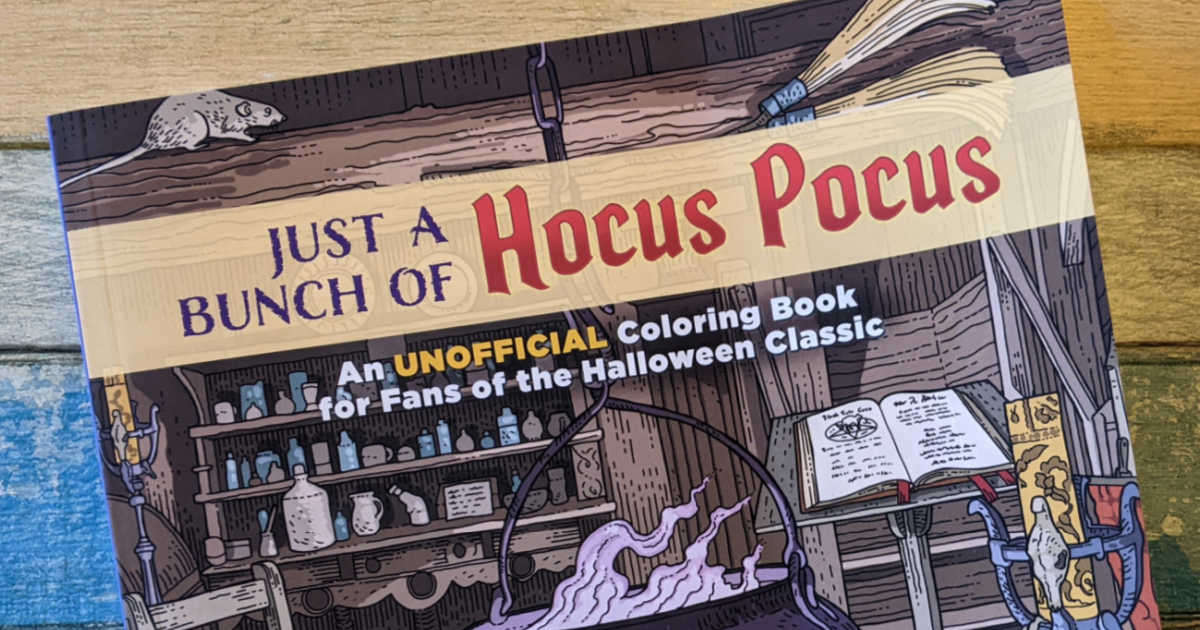 Hocus Pocus Coloring Book - Mama Likes This