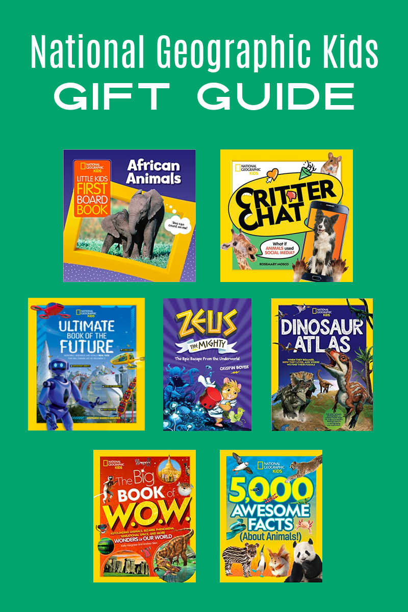 Take a look at the fantastic books in the Nat Geo Kids gift guide, so you can give your children a gift that inspires reading.
