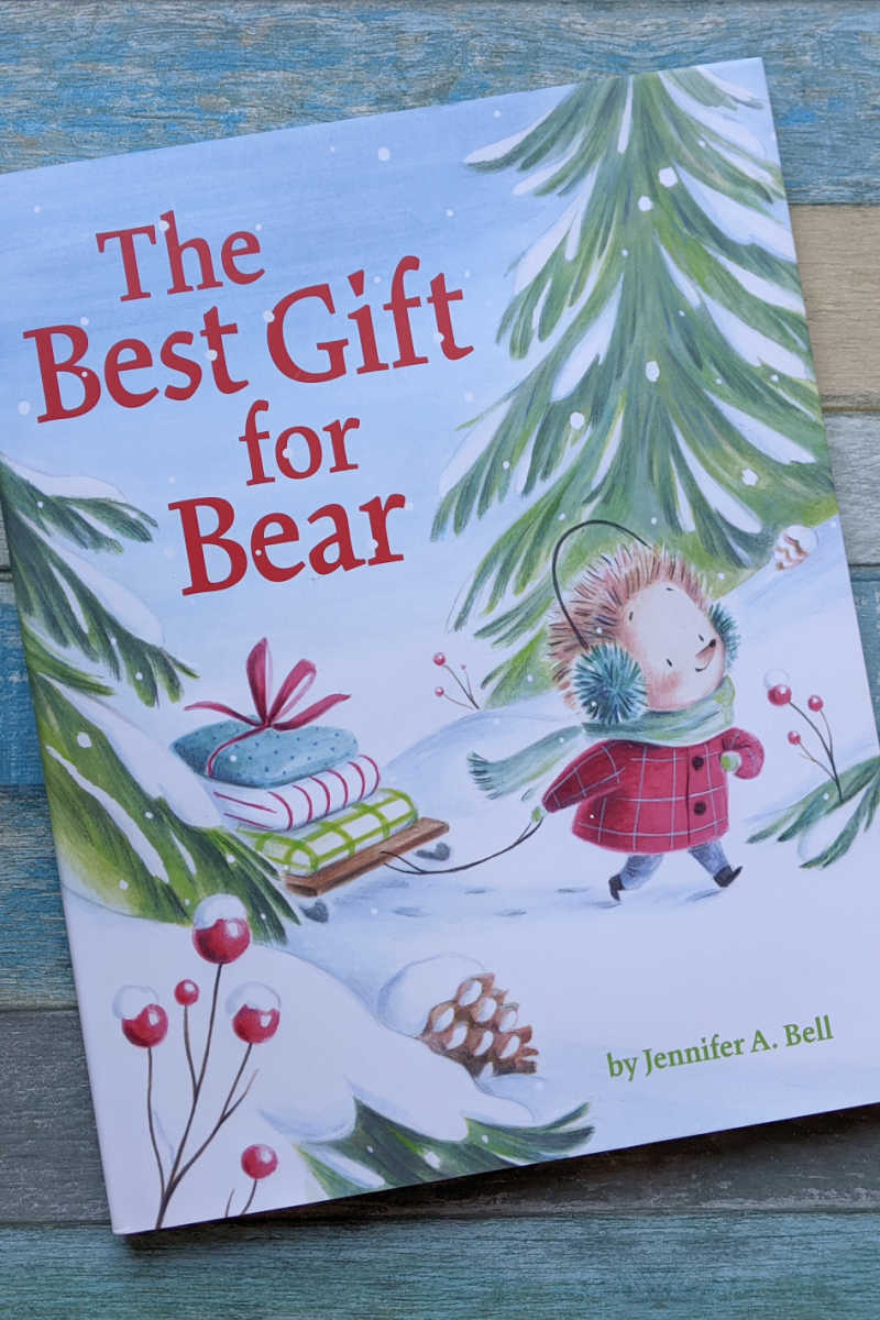 The Best Gift for Bear, written and illustrated by Jennifer A. Bell, is an adorable story about a hedgehog and a bear. 