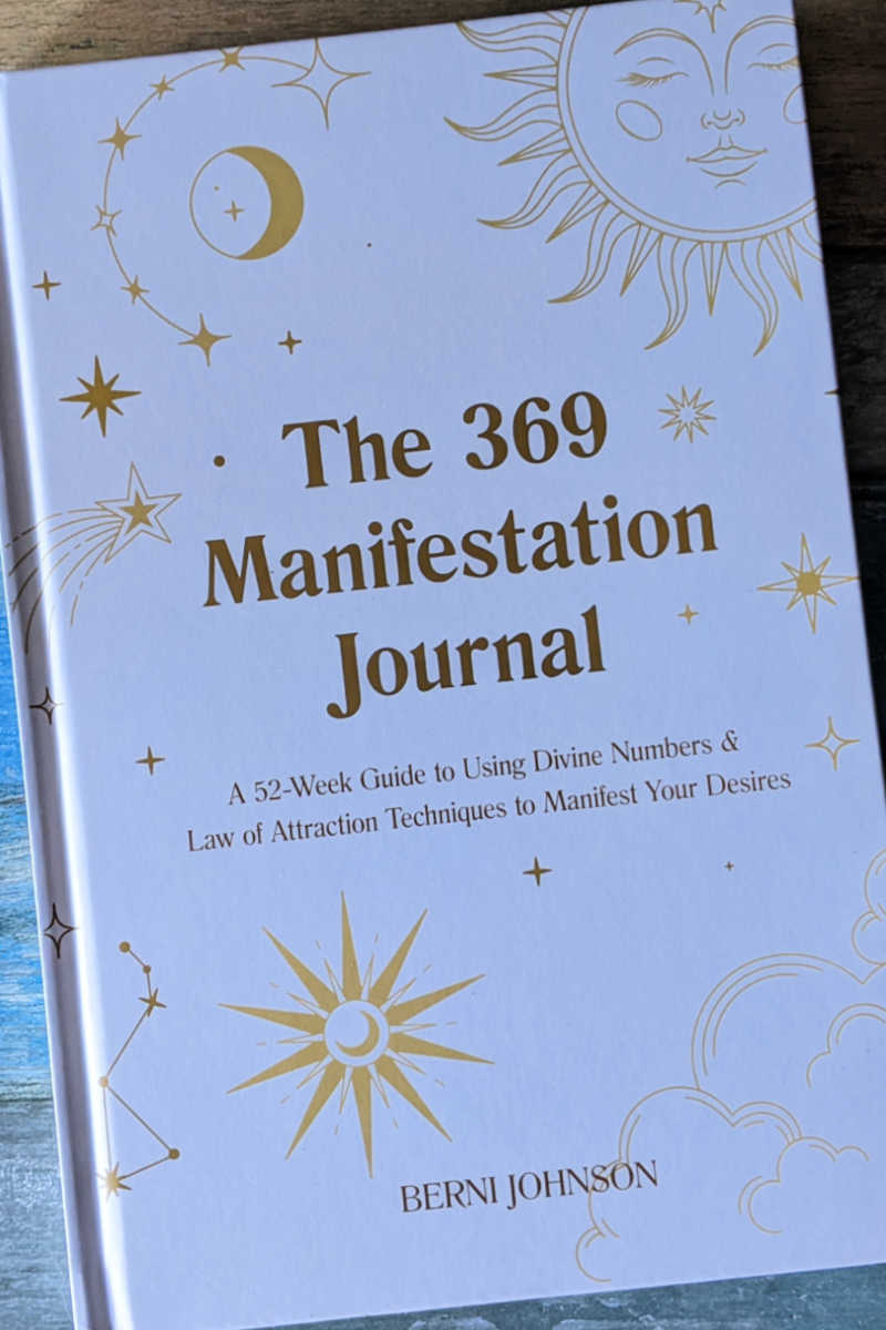 Enjoy 52 weeks of journaling with intention in a beautiful hardcover book with The 369 Manifestation Journal.