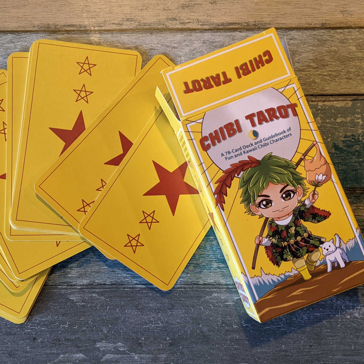 tarot deck with kawaii chibi characters