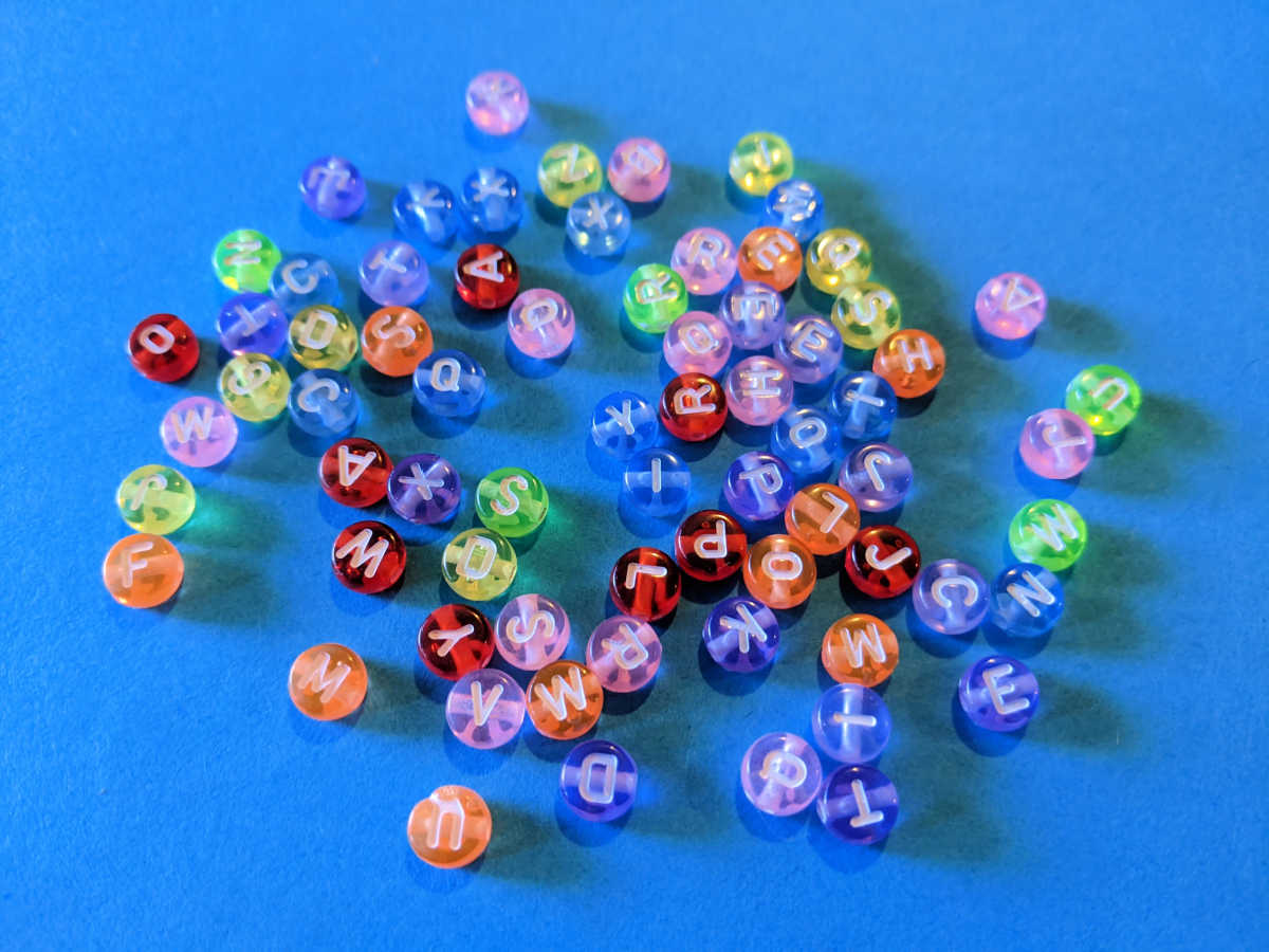 Letter Beads