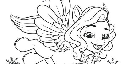 feature mlp pipp coloring page