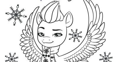 feature zipp christmas coloring page