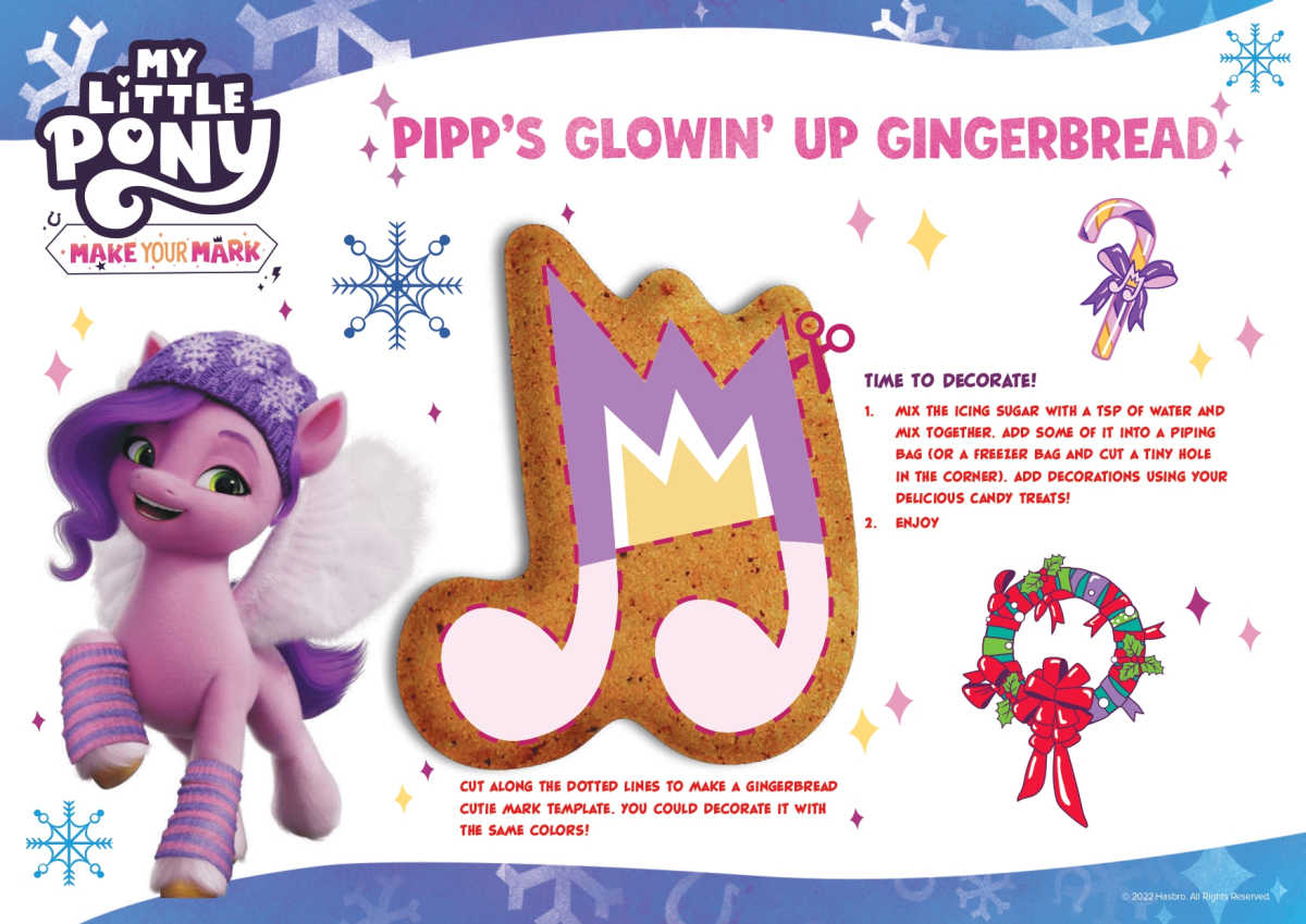 mlp gingerbread decorating instructions