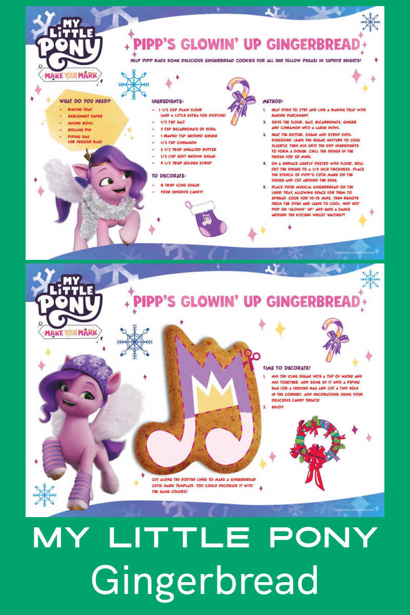 Bake a batch of My Little Pony gingerbread, so that you can have a delicious treat while watching the show on Netflix. 
