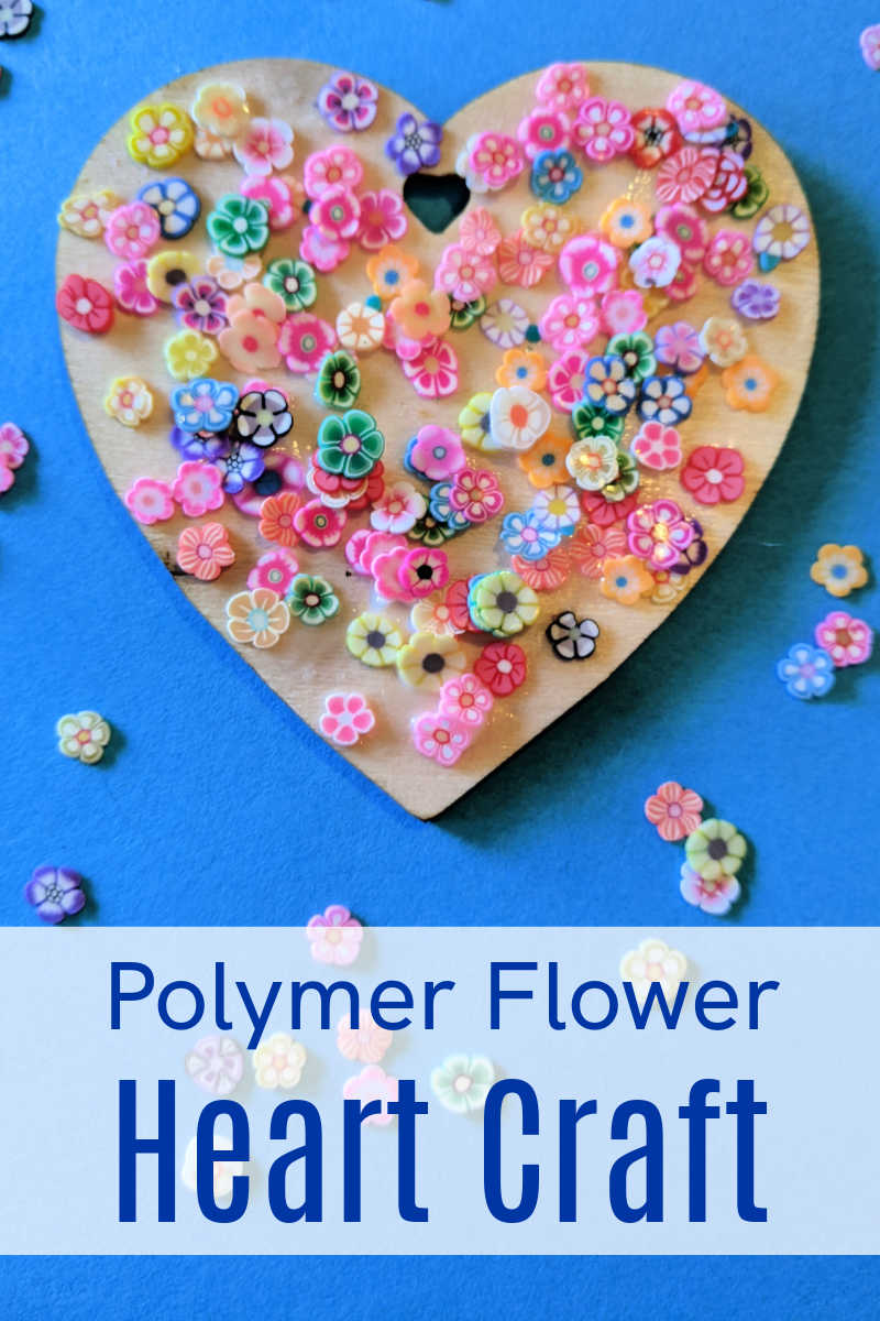 An easy flower heart craft is fun for Valentine's Day or anytime you want to enjoy crafting and pretty colorful flowers.