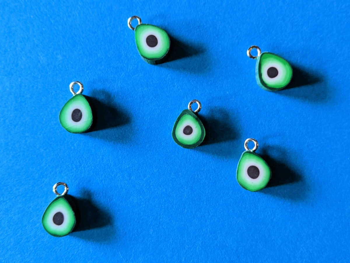 avocado pendants for earrings