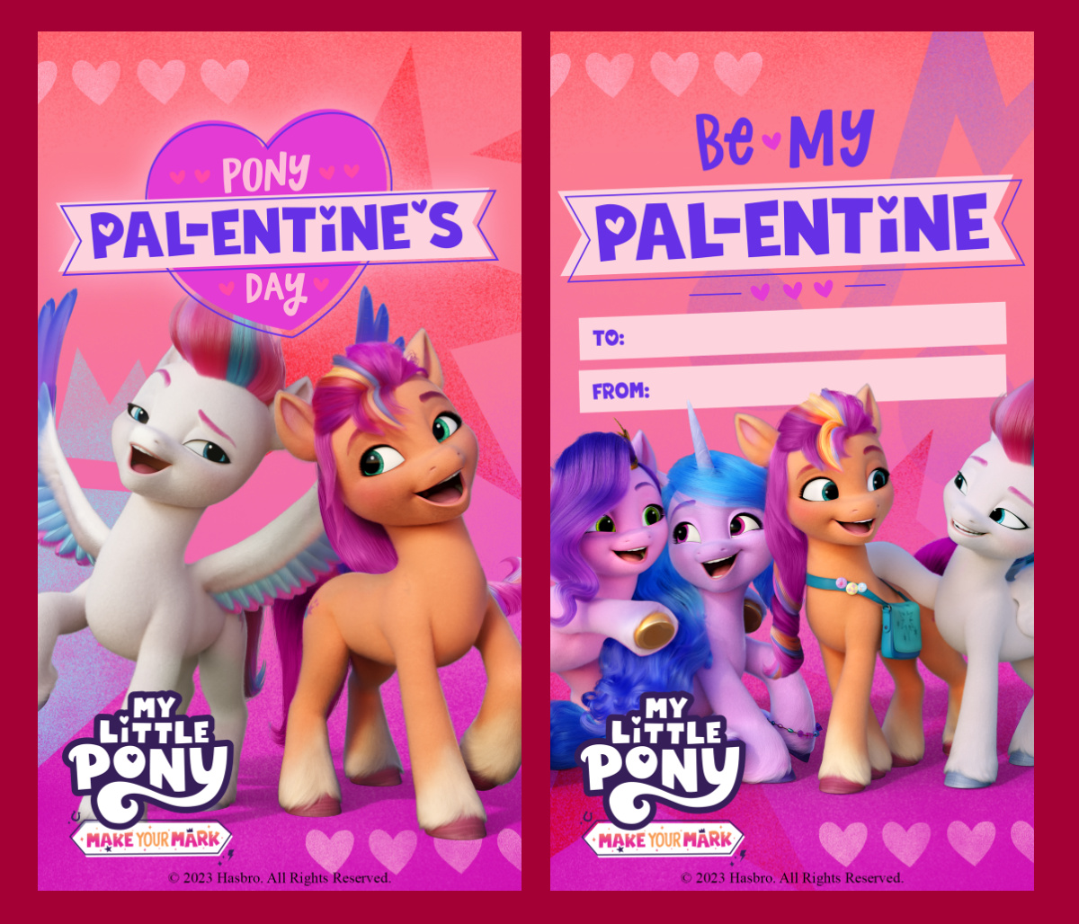 free pony valentines