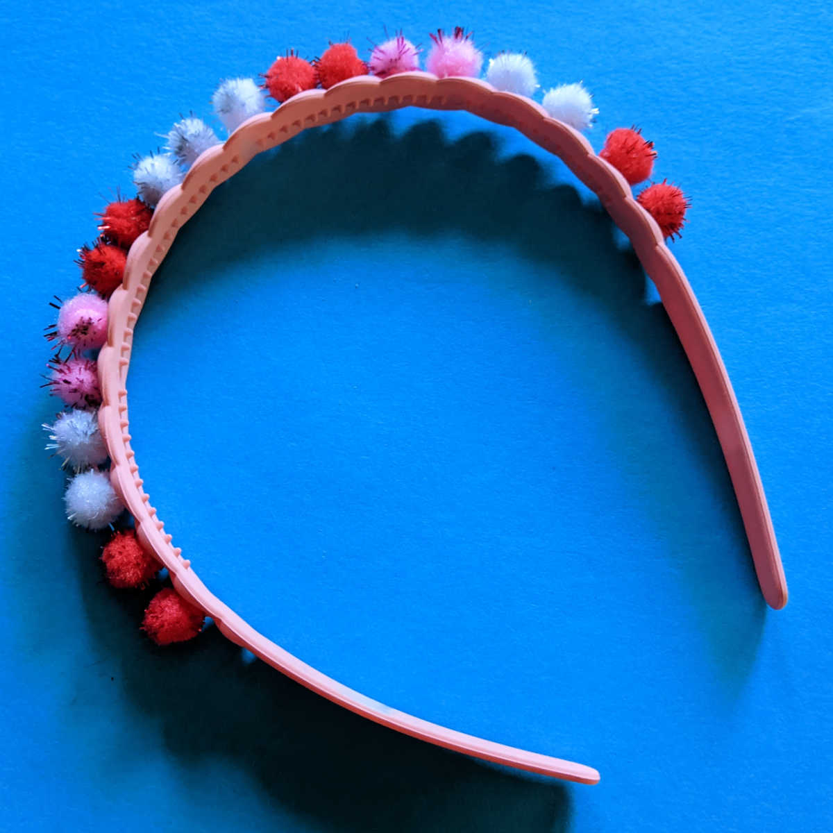 pom pom headband craft