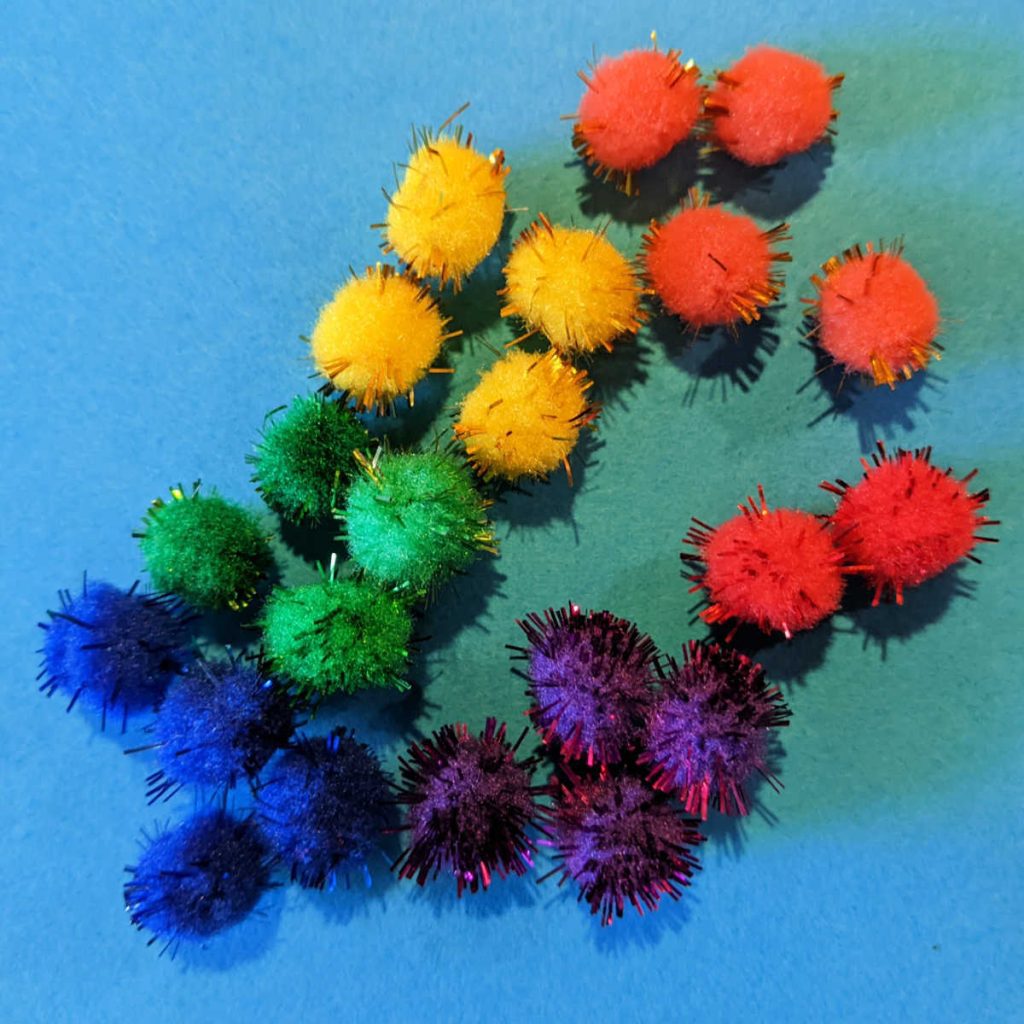 Easy Rainbow Pom Pom Headband Craft Mama Likes This