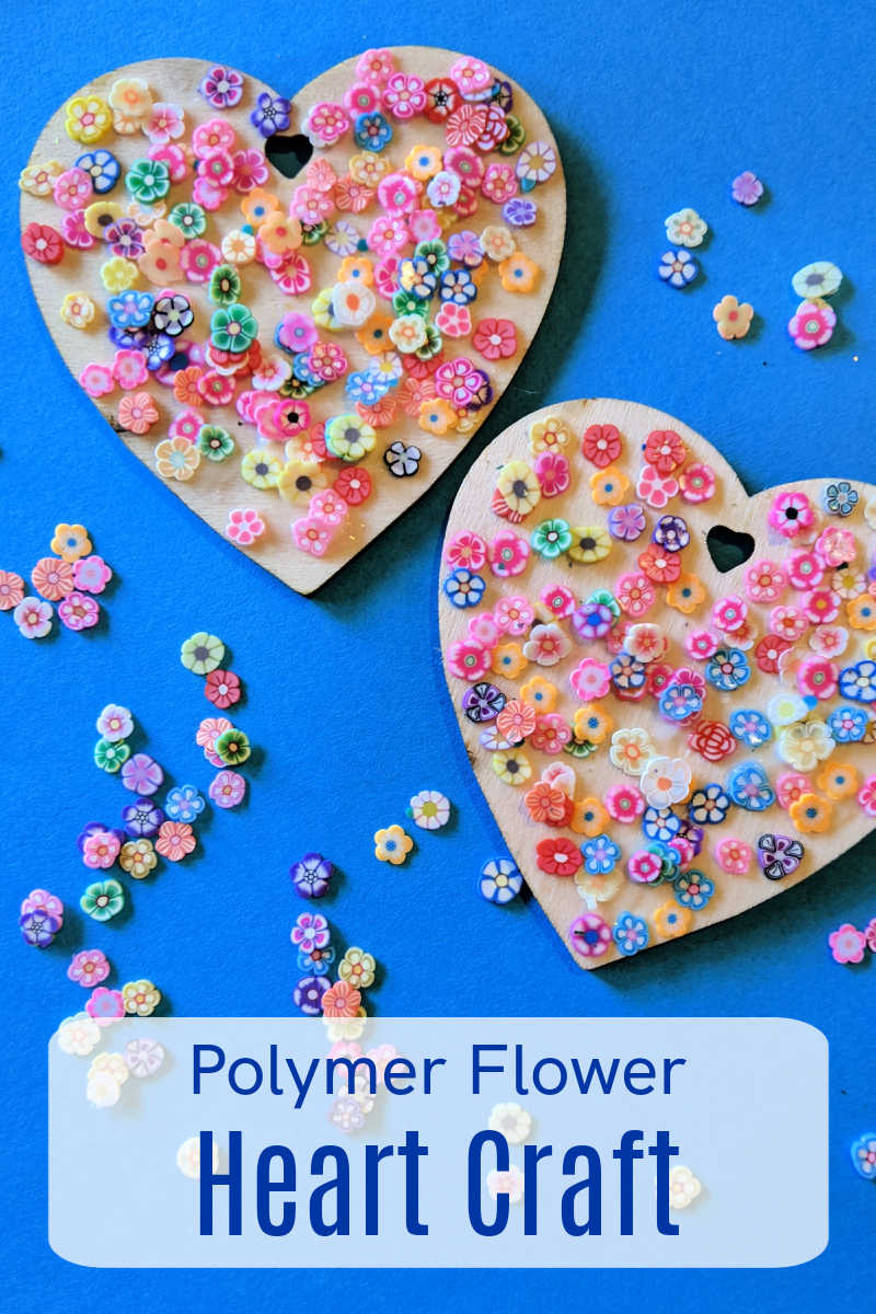 DIY clay hearts with flower imprints - LeCultivateur